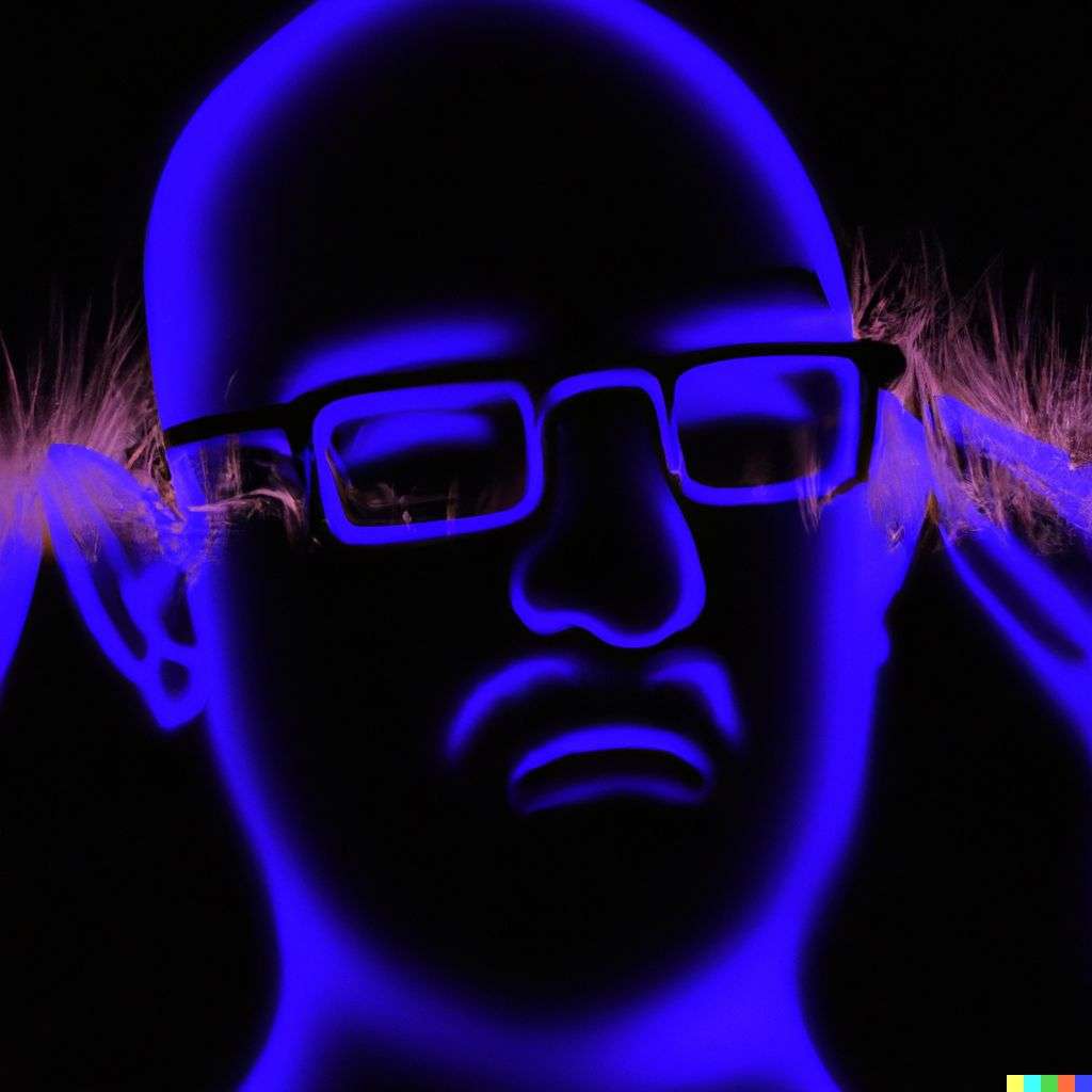 a representation of anxiety, digital art, depth effects